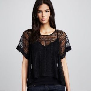 Free People Lace Top, Size M